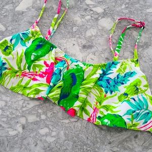 Tropical bikini top